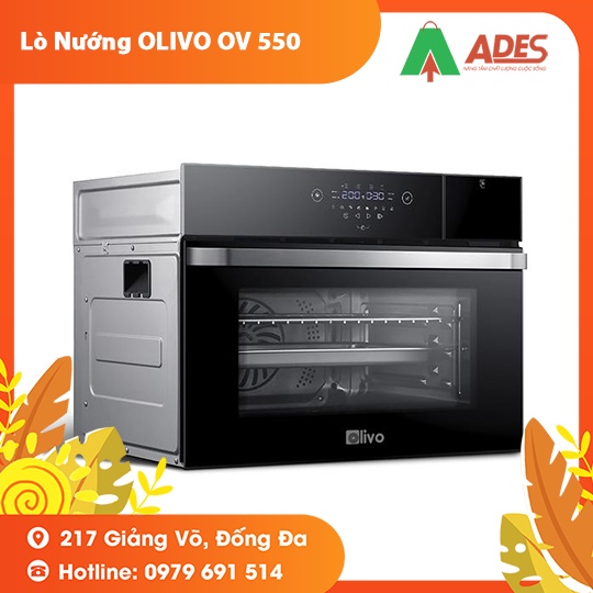 [Mã 154ELSALE2 giảm 7% đơn 300K] Lò Nướng OLIVO OV 550 dung tích 42L khoang nướng cực rộng - Bản giới hạn HOT 2021