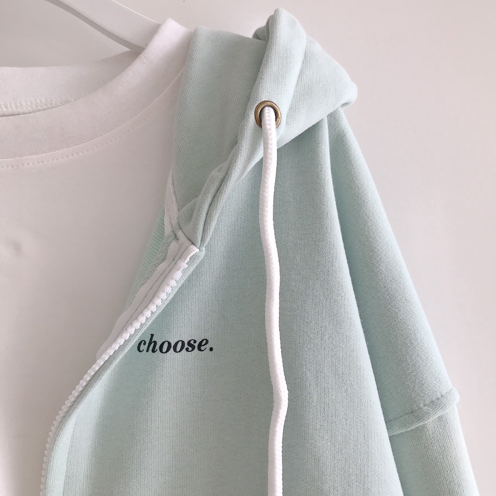 Áo KHOÁC Hoodie CHOOSE và Ulzzang Unisex 1hitshop