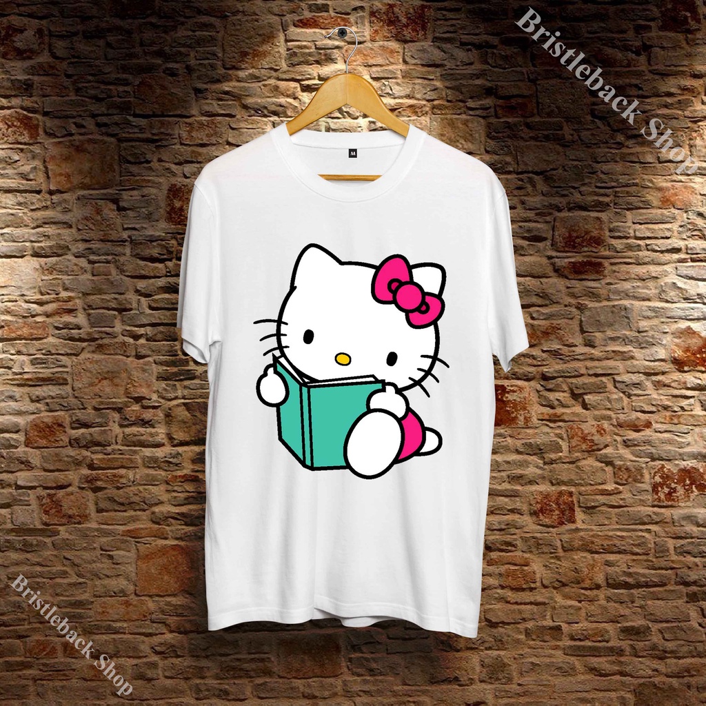 Áo Thun hình mèo Hello Kitty nam đẹp cực chất ngắn tay cute dễ thương I11FCB875