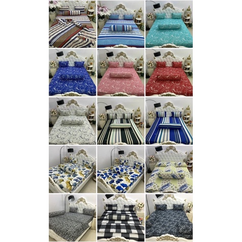 Bộ Drap Thun Hàn 4 món nhiều mẫu | BigBuy360 - bigbuy360.vn