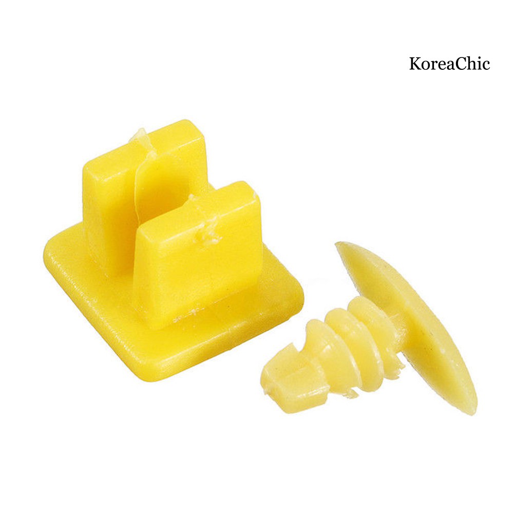 Set 50 đinh tán bằng nhựa phụ tùng cho xe ô tô