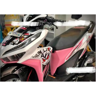 Tem rời vario trắng hồng thỏ onlins - decal huyentran
