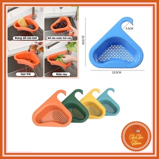 Khay lọc rác gắn vòi rửa bát hình thiên nga ,Khay Lọc Rác Đa Năng.Khay lọc rác gắn bồn rửa chén hình tam giác_CC