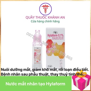 Nước mắt nhân tạo HYLAFORM 0.1% dùng cho mắt khô mỏi