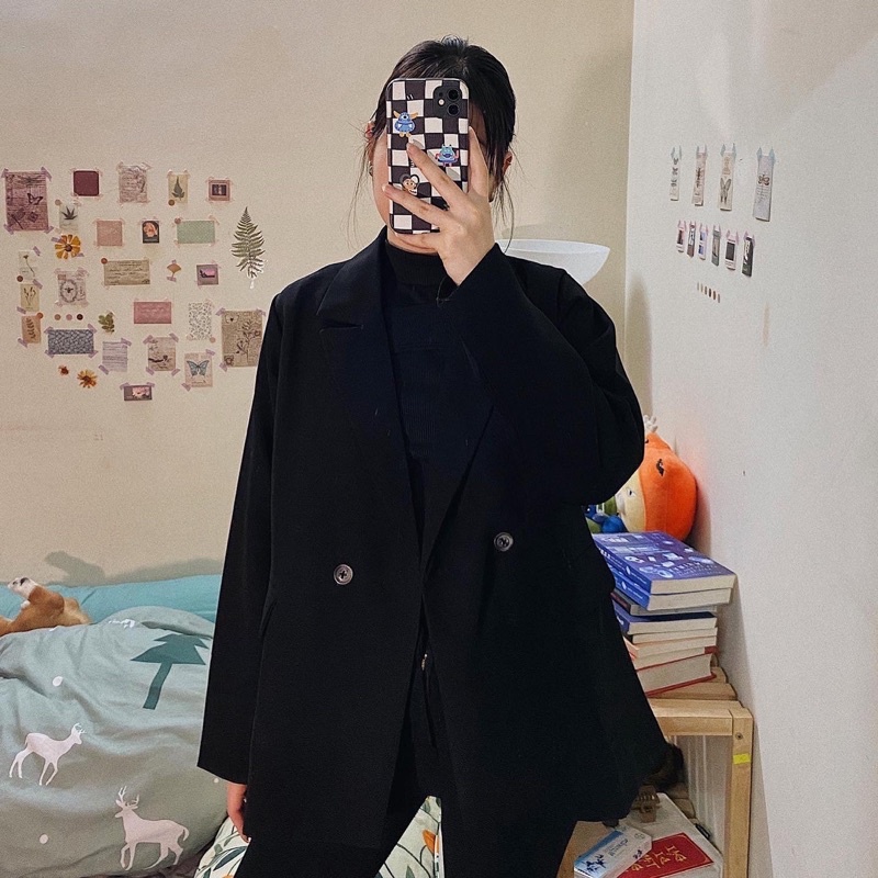 Áo blazer Zr 2 lớp đứng form xuất xịn | BigBuy360 - bigbuy360.vn