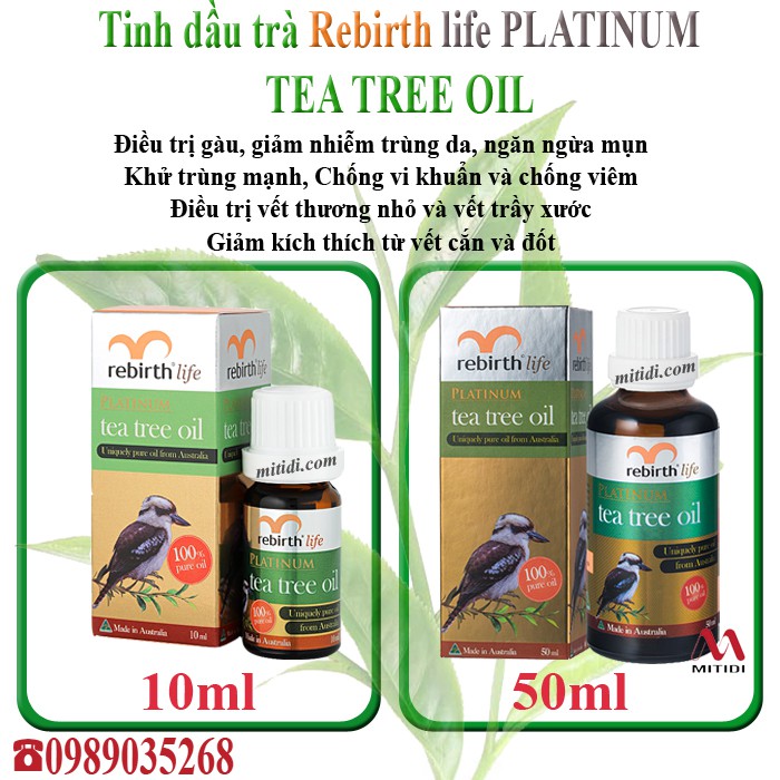 Tinh dầu tràm trà Rebirth Platinum Tea Tree Oil