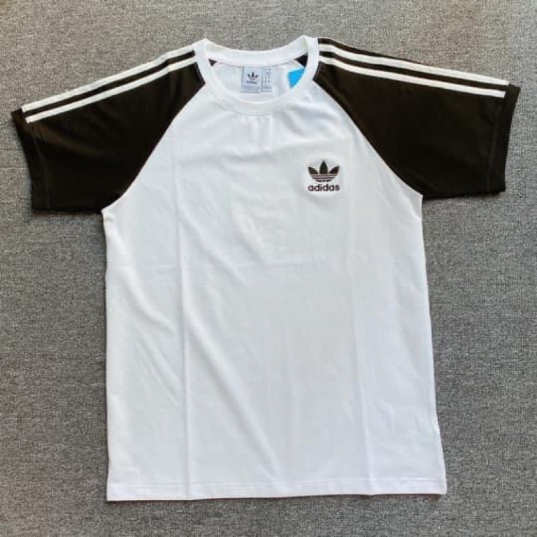 ÁO THUN CỔ TRÒN ĐEN TRẮNG ADIDAS CAO CẤP(Chất liệu Cotton mịn bao mát)