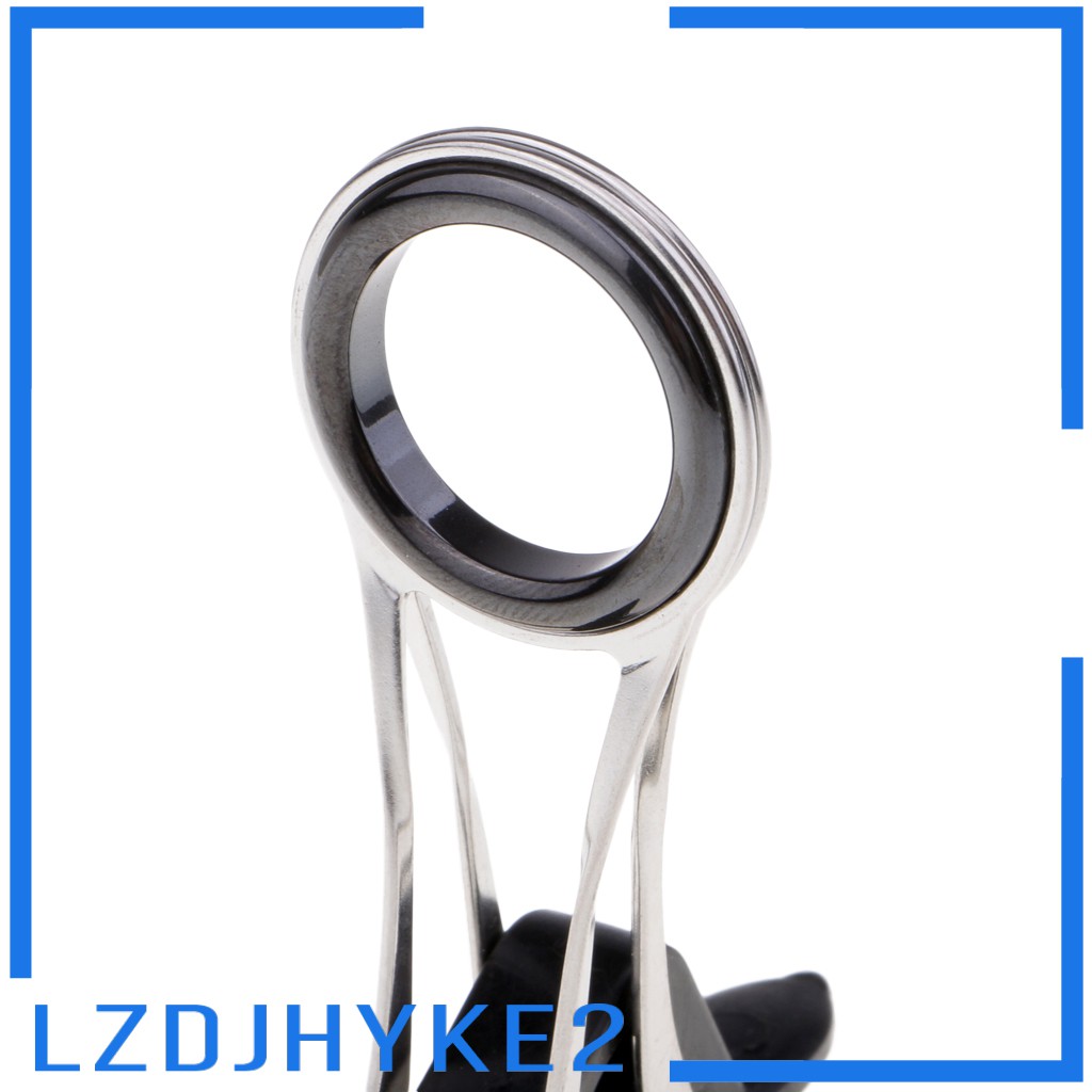 Vòng Dẫn Sửa Chữa Cần Câu Cá Hình Oval Bằng Gốm lzdjhyke2 Có Thể Gập Lại DIY