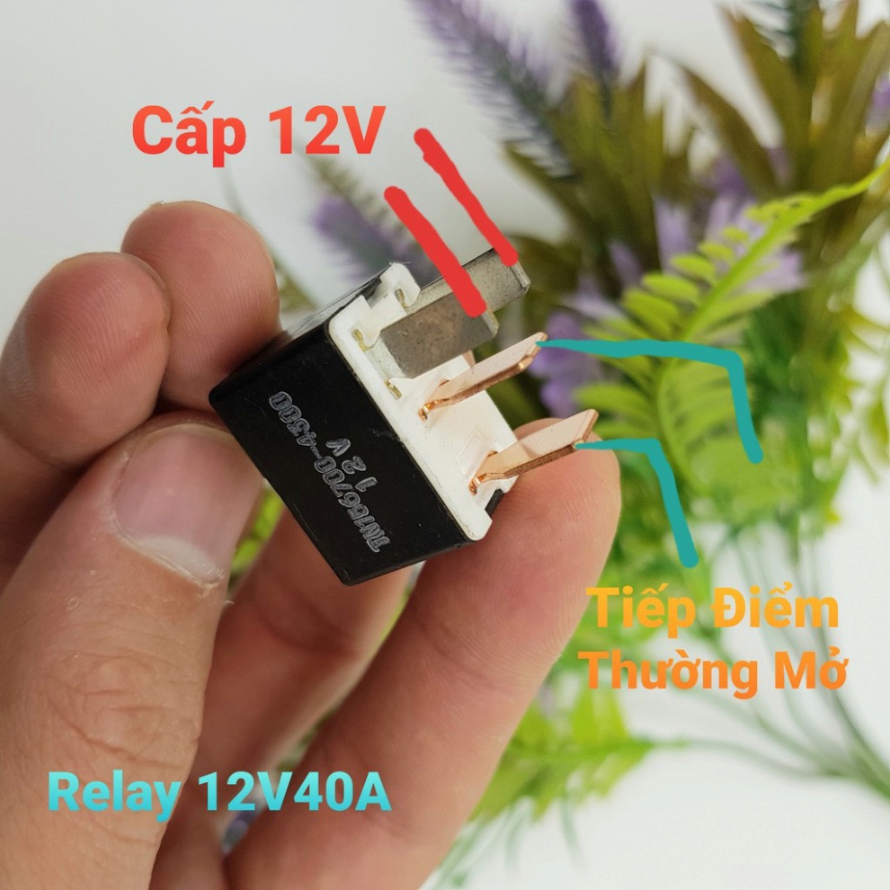 Relay 12V40A 4 Chân DENSO TN156700-4300 Rơ le 12V Rơ le chuyển mạch Rờ Le - KhoDienTu
