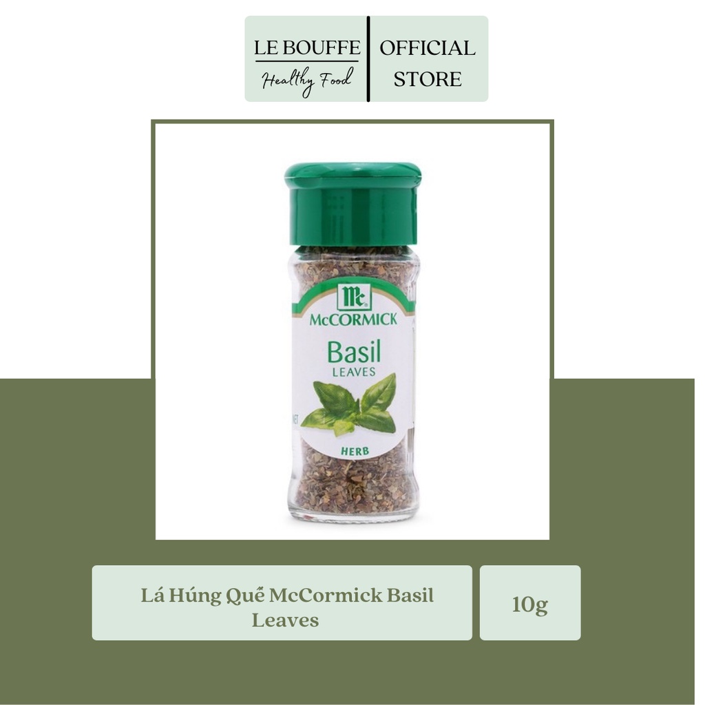 Lá Húng Quế McCormick Basil Leaves - 10g