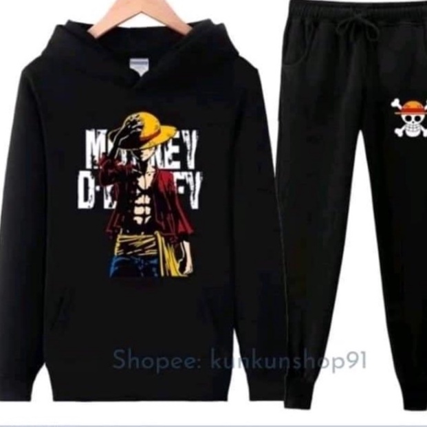 Bộ quần Áo Luffy One Piece  FREESHIP  Áo Anime Đảo Hải Tặc dành cho cả nam và nữ