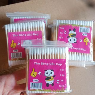5 gói Bông ngoáy tai  cán gỗ