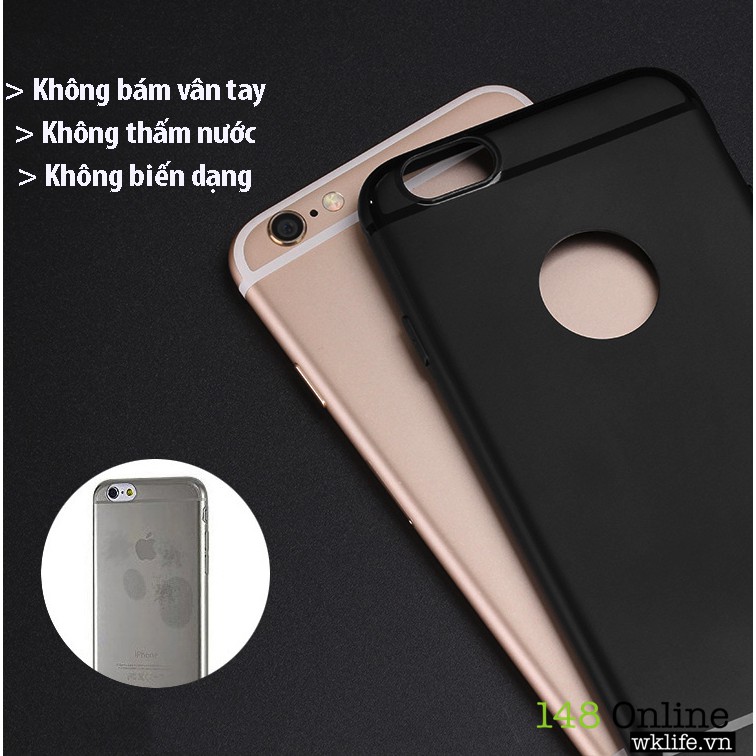 Ốp iPhone Dẻo Oucase Siêu Mỏng Chống Bám Vân Tay