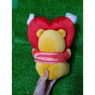 Gấu bông Pooh tim