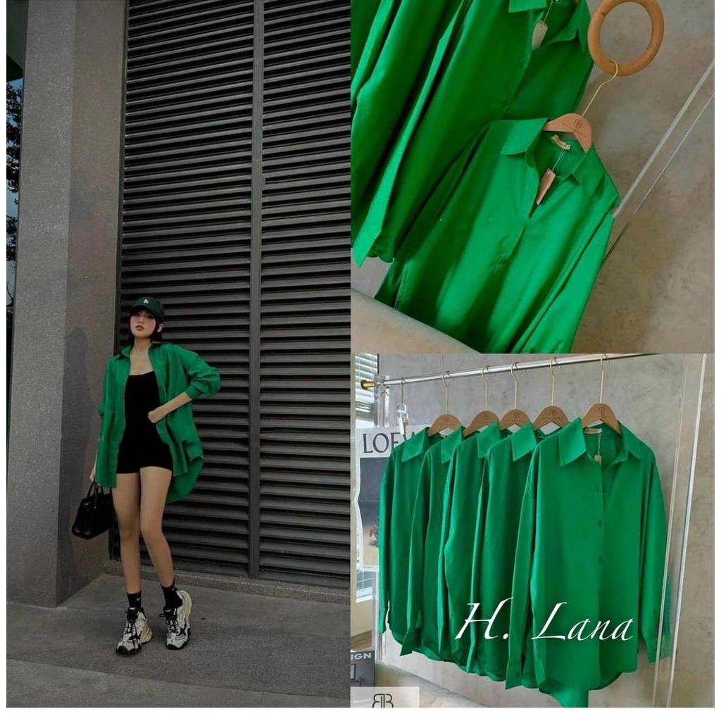 ÁO SƠ MI XANH LÁ | BigBuy360 - bigbuy360.vn