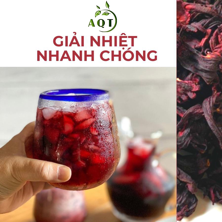 Hoa Bụp Giấm Khô  Bông 500g (Bông Dâm Bụt Tây, Trà Atiso Đỏ) Loại Tươi Đẹp Chất Lượng, Ngâm Siro Thanh Nhiệt