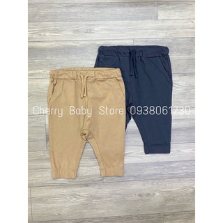 Quần dài jogger cotton bé trai xuất dư hm