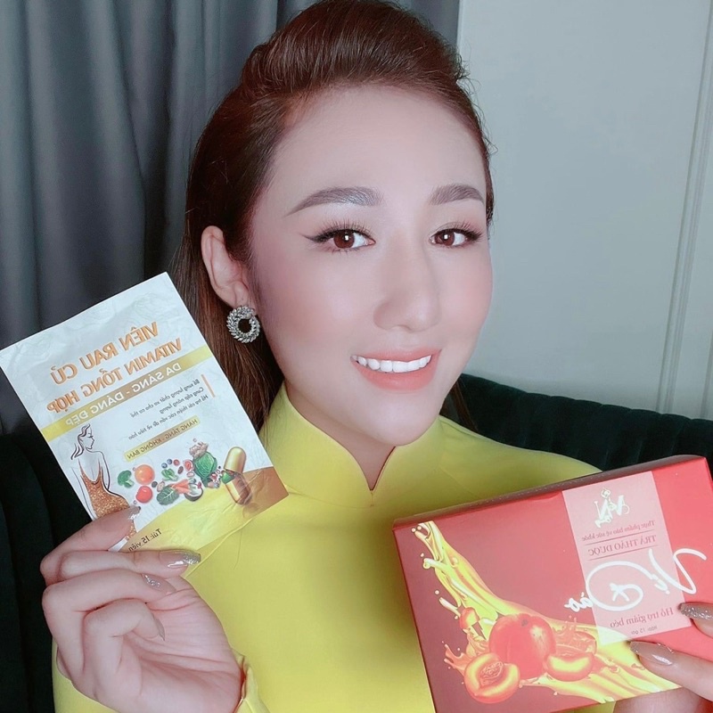 Trà giảm cân vị đào thơm dễ uống - giảm cân an toàn Đông Anh