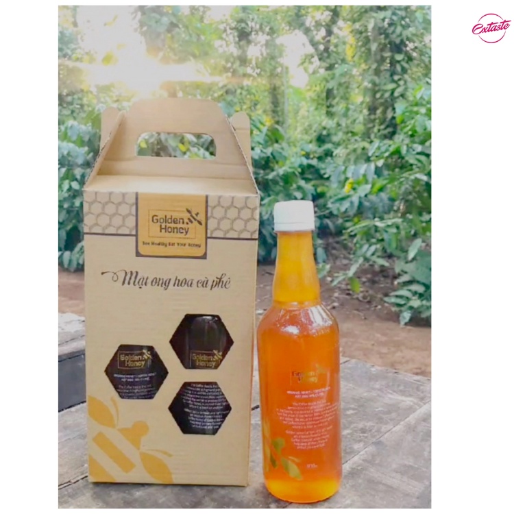Mật ong hoa cà phê nguyên chất Healthy Care Golden Honey 500ml Đăk Lăk