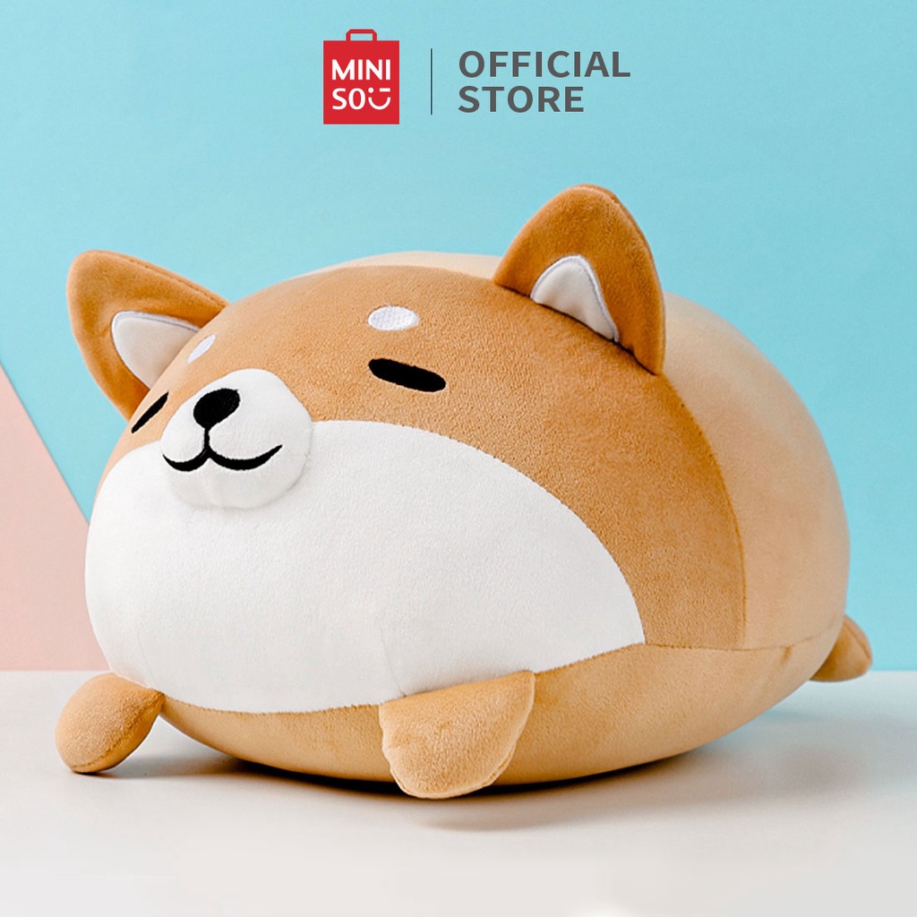 Đồ chơi sang trọng Shiba Inu tròn Miniso