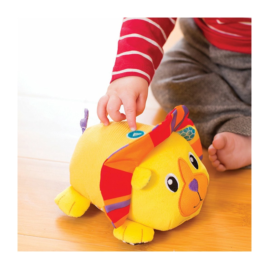 Đồ chơi thú bông hình sư tử phát nhạc và chuyển động infantino Musical Mover & Shaker - Lion