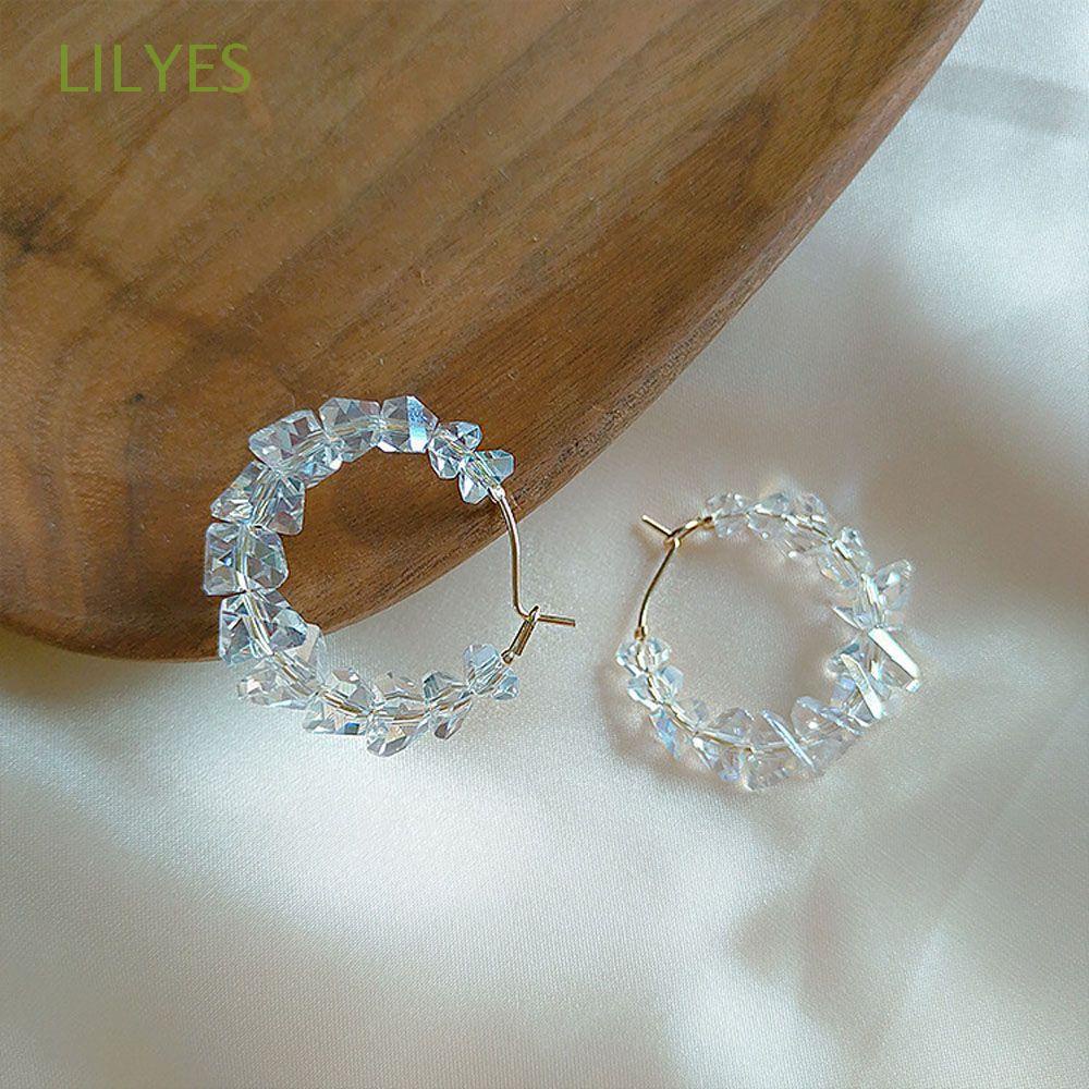 Hoa Tai Dáng Dài Hình Tròn Bằng Acrylic Thời Trang Cho Nữ|Trang Sức