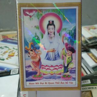 Tranh đính đá Nam mô quan thế âm bồ tát LG1068