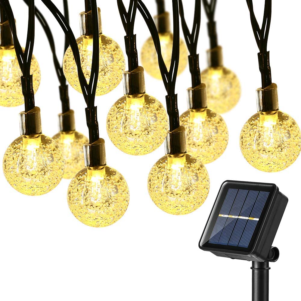 Dây Đèn Led Trang Trí Chạy Bằng Năng Lượng Mặt Trời