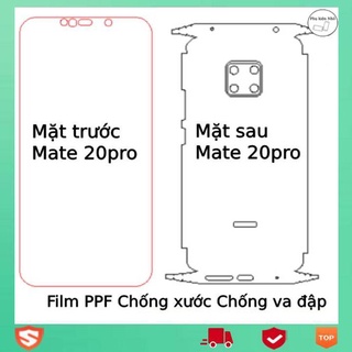 Dán Film PPF 4 lớp Huawei Mate 20 Pro Chống xước Chống Va Đập