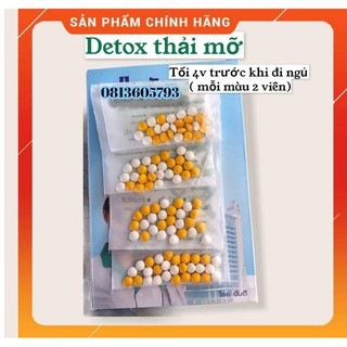 Detox khử mỡ- đào thải - nhẹ bụng