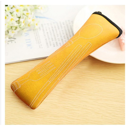 Bộ Muỗng Đũa Nĩa Bằng Thép Không Gỉ Tiện Lợi Đi Cắm Trại