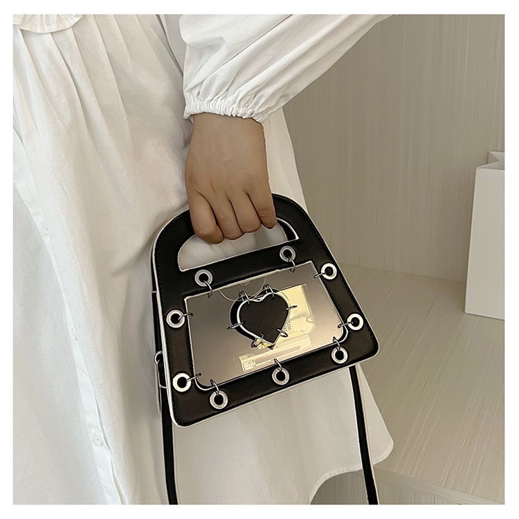 Túi đeo chéo JASMIN NOIR da PU phối đinh tán thời trang dành cho nữ