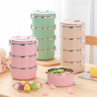 Cặp lồng cơm - Cà mên 4 tầng lúa mạch (4 TẦNG - LÚA MẠCH)