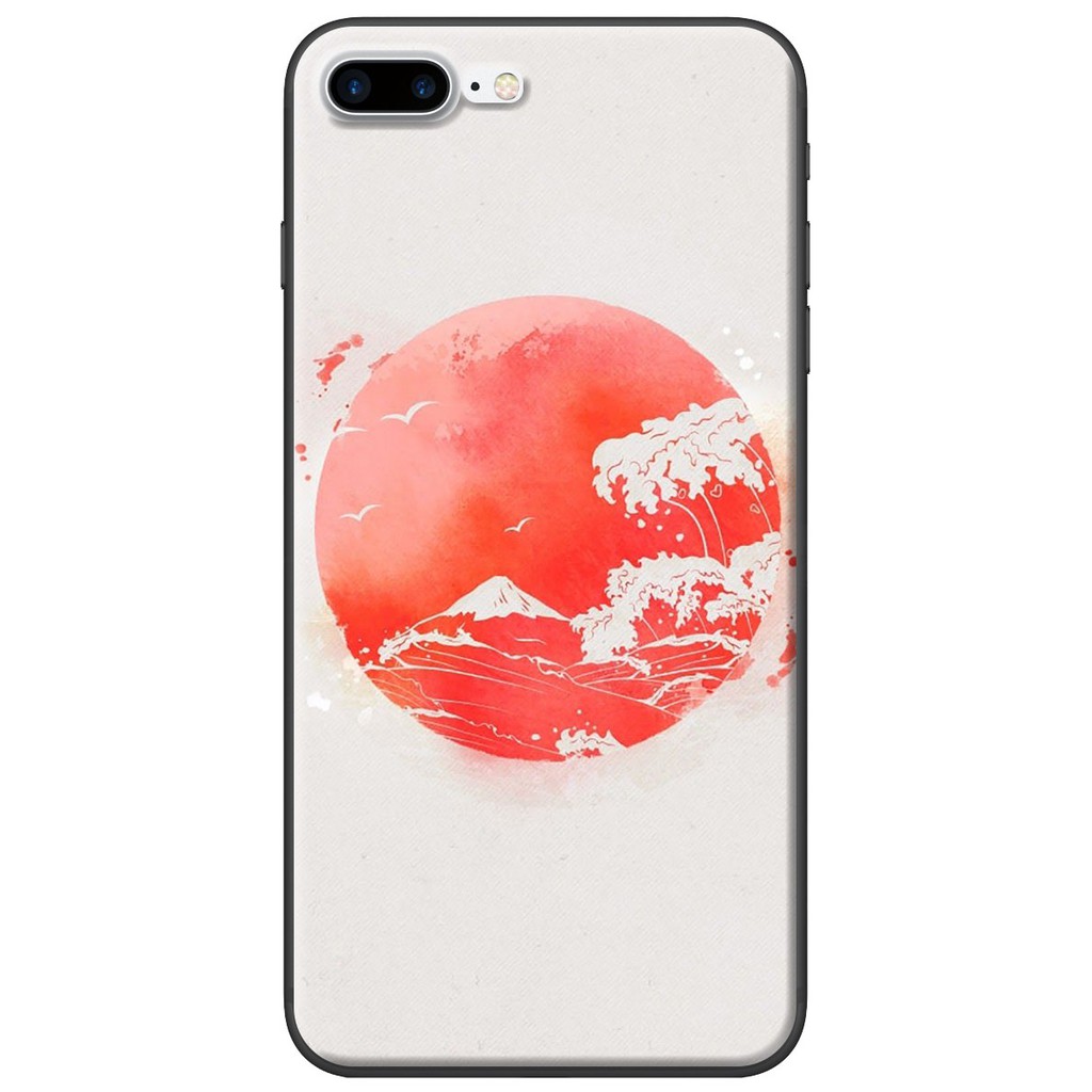 Ốp lưng IPhone 7 Plus, 8 Plus in hình Mặt trăng đỏ