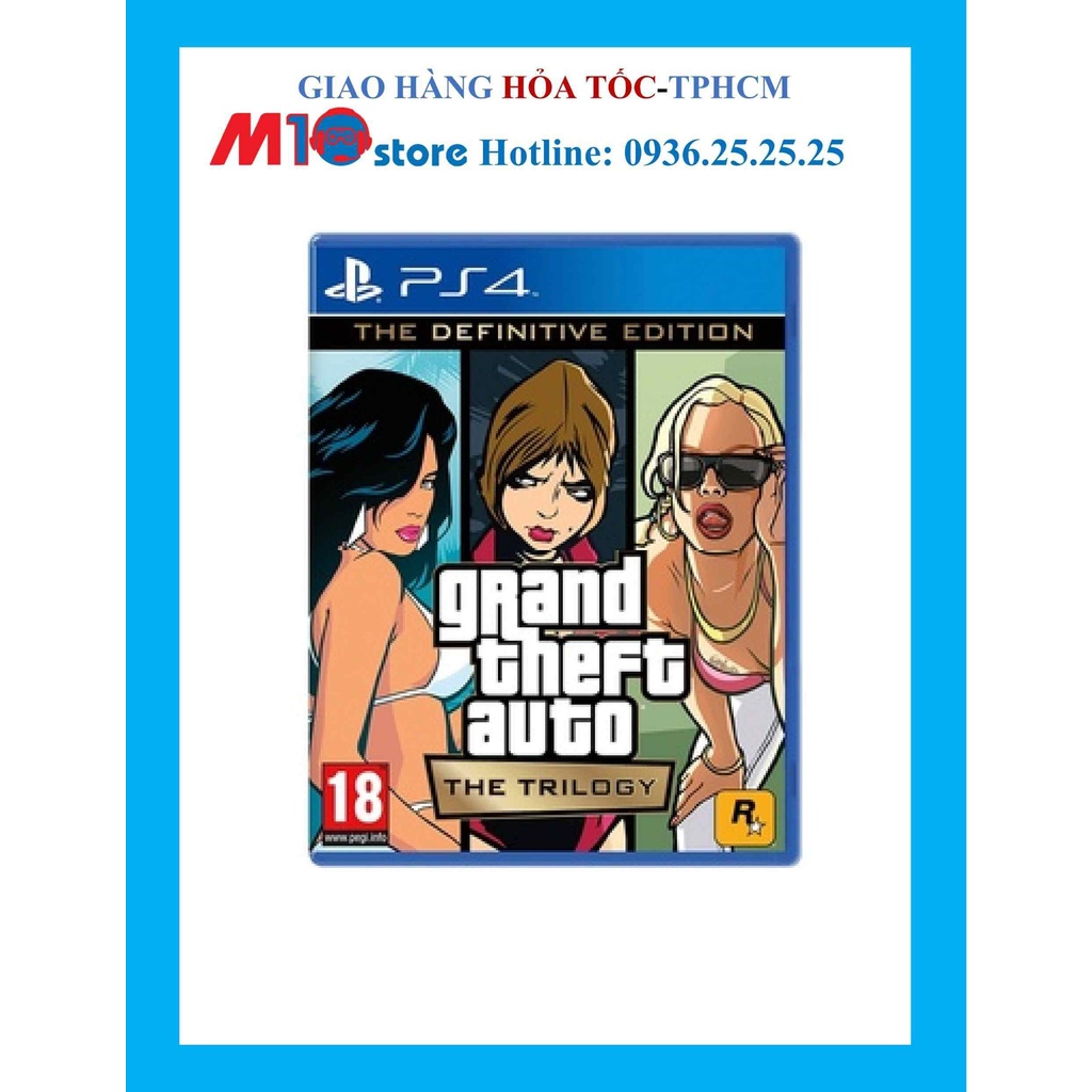 Đĩa Game PS4 GTA Trilogy Definitive Edition