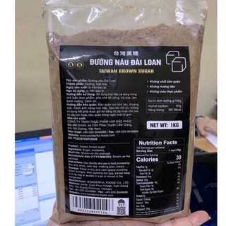 Đường Nâu Đài Loan WONDERFUL gói 1kg- ĐƯỜNG MỊN, NGỌT THƠM CHUYÊN LÀM SỮA TƯƠI TRÂN CHÂU ĐƯỜNG ĐEN