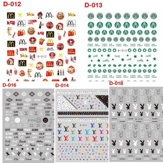 sticker mẫu chữ 4