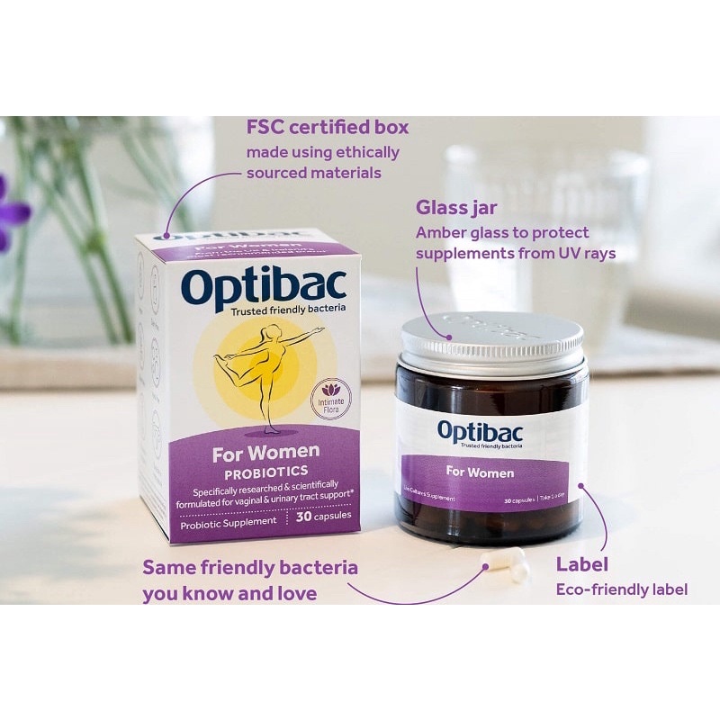 Men vi sinh Optibac 30 viên dành cho phụ nữ