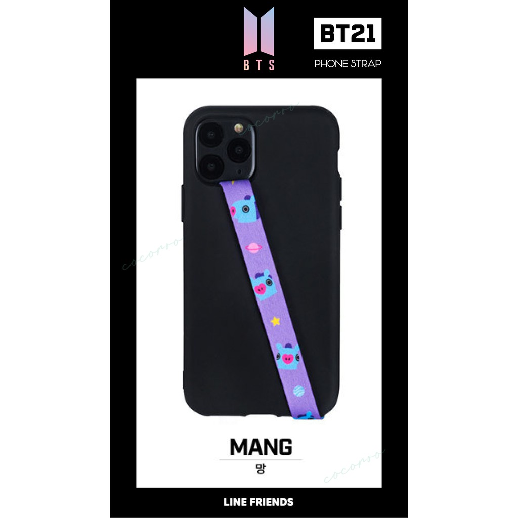 [COCOROO] Phone Strap / BTS & BT21 / MANG & J-HOPE / ARMY / dây treo ốp / dây phụ kiện điện thoại