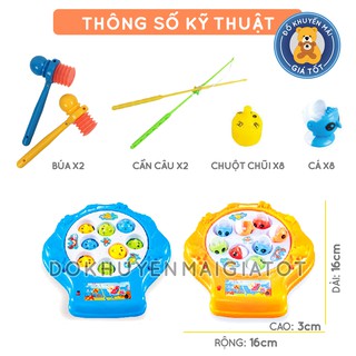 Đập chuột, câu cá pin 2 in 1 693C