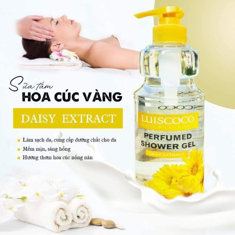 sữa tắm Luiscoco hoa Cúc vàng