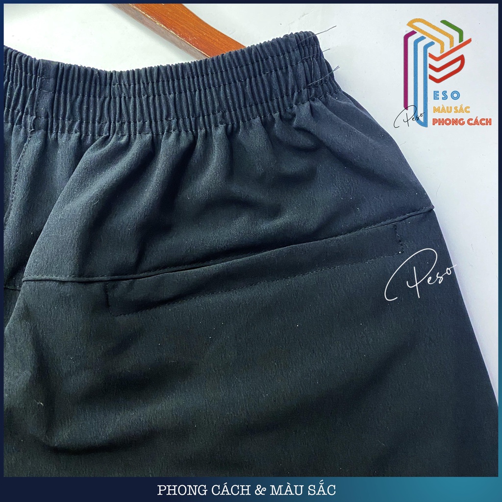 Quần đùi nam trơn vải gió Basic Quần short nam dù PESO - M15