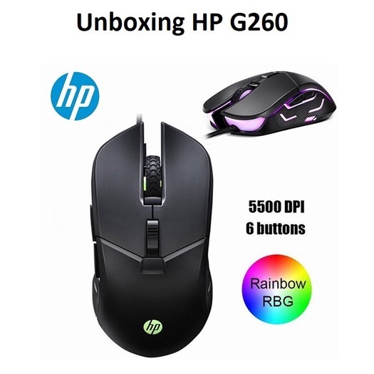 Chuột game LED HP G260 - USB [Chính hãng]