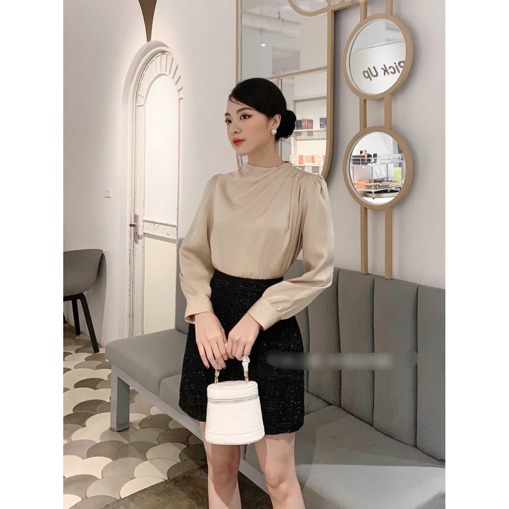 Áo Sơ Mi Nữ Kiểu Vai Ngọc