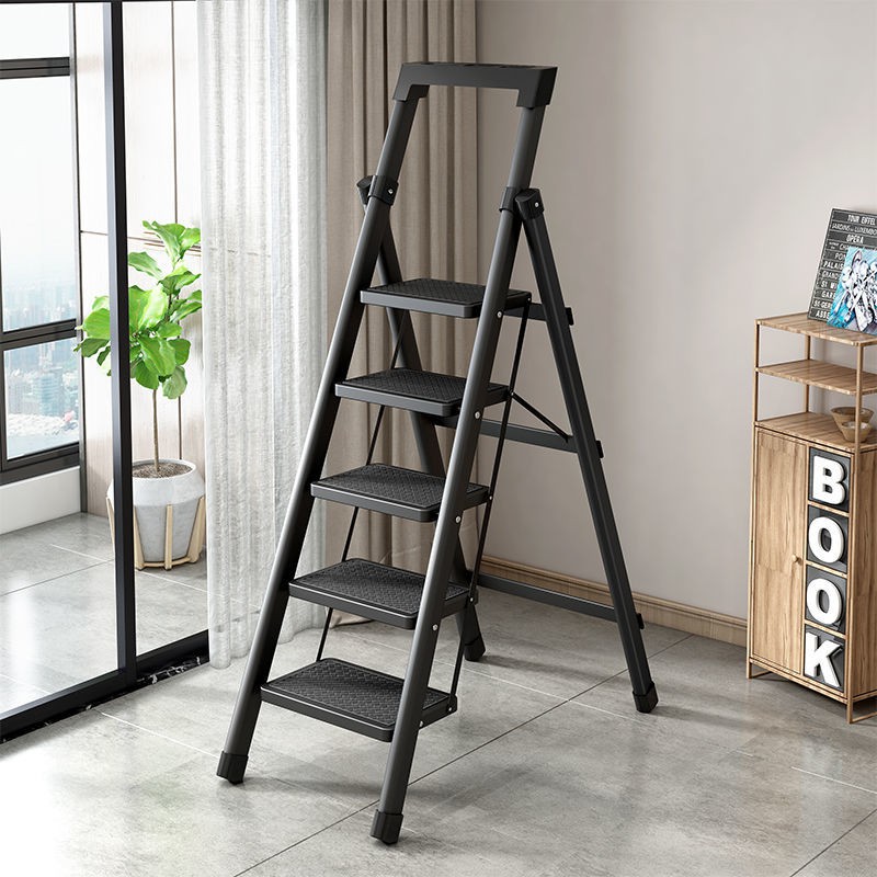 thang nhôm xếp gọn chữ a Telescopic Ladder hộ ống lồng đa chức năng Có thể chịu 250kg