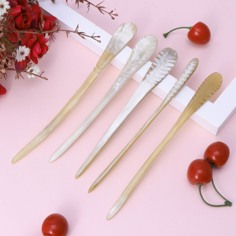 Trâm Cài Tóc Bằng Sừng Ox Tự Nhiên Phong Cách Trung Hoa Cổ Điển