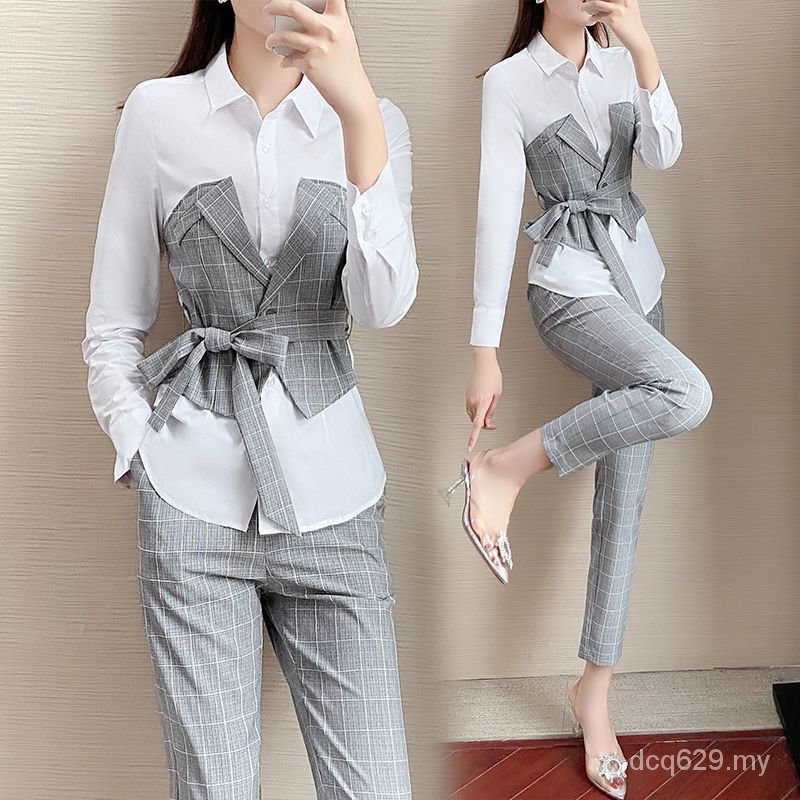 Set Đồ Công Sở 2 Món Thời Trang Thanh Lịch Cho Nữ