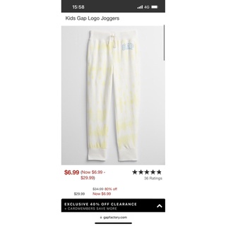 Quần jogger nỉ Gap
