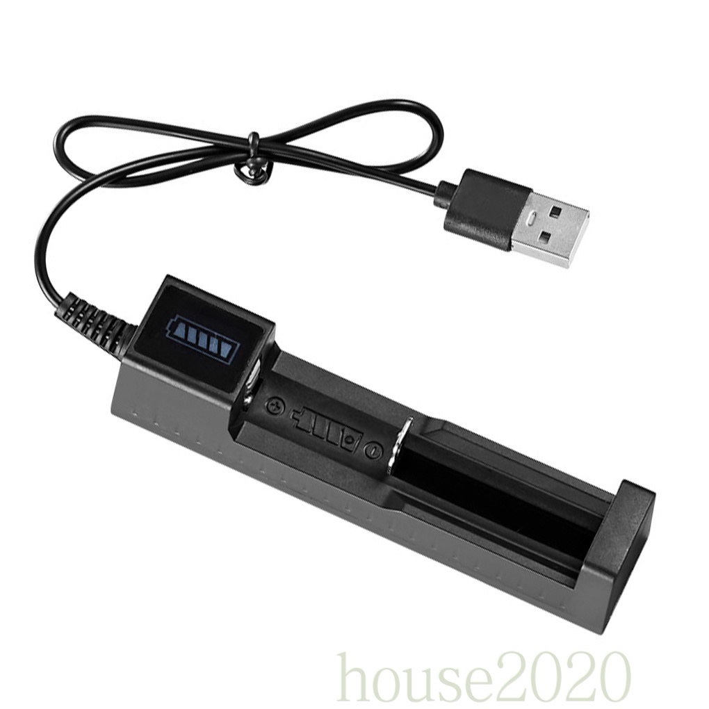 Bộ sạc pin Lithium 18650 thiết kế đơn tiện dụng 2020