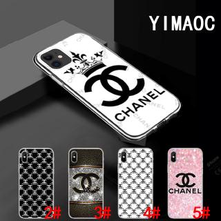 Ốp điện thoại TPU mềm trong suốt hình logo Chanel cho Iphone XS Max XR X 11 Pro 7 8 6 6S Plus 43Q